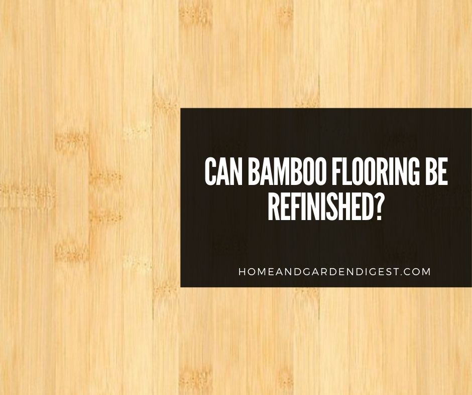 Can Bamboo Flooring Be Sanded And, Can You Sand And Refinish Bamboo Flooring