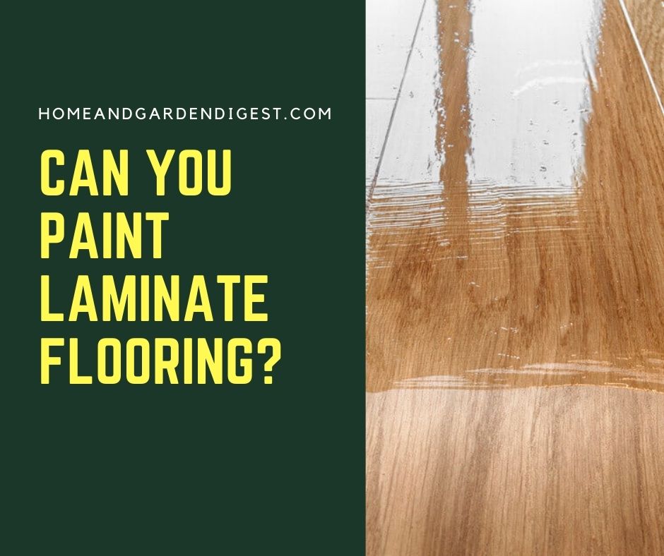 Can You Paint Laminate Flooring Here, Refinishing Laminate Floors Diy
