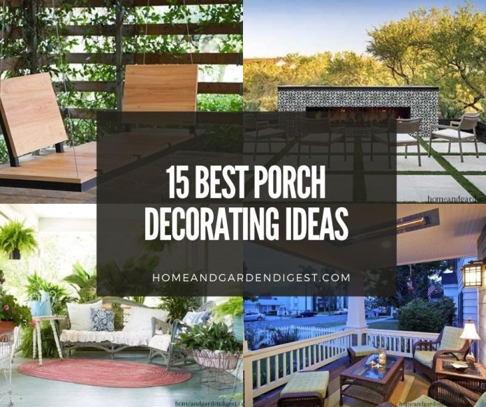 15+ Awesome DIY Porch Decorating Ideas and Designs For Outdoor Space