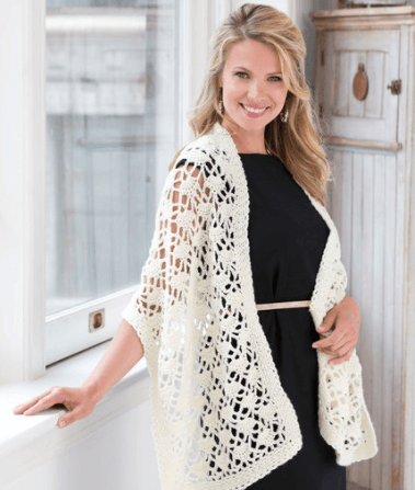 crochet summer jacket