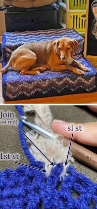 15 Best Pet Bed Crochet Free Patterns & Instructions (With Pictures)