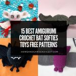 15 Beautiful Amigurumi Crochet Bat Softies Toys Free Patterns