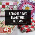 15 Crochet Flower Blanket Free Patterns