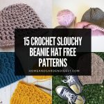 15 Crochet Slouchy Beanie Hat Free Patterns