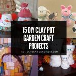 15 DIY Clay Pot Garden Craft Projects
