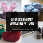 15 Fun Crochet Baby Booties Free Patterns