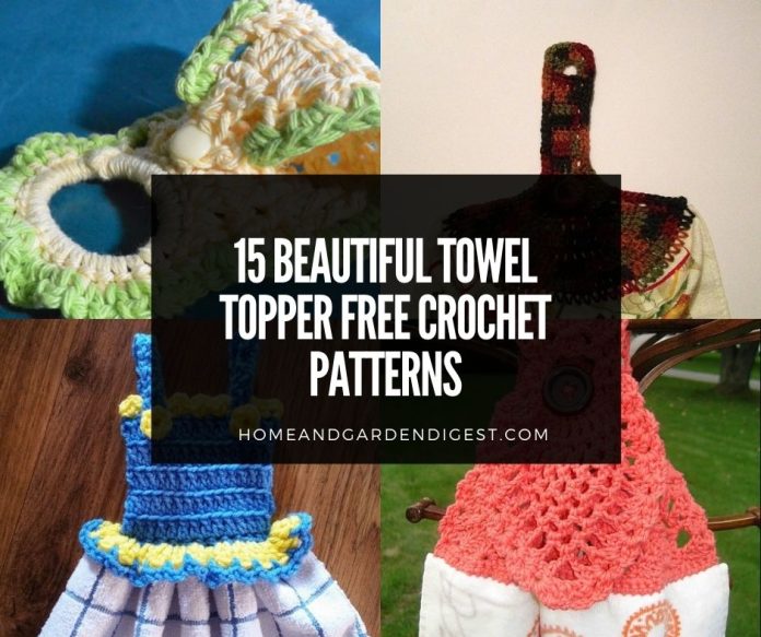 15 Beautiful Towel Topper Free Crochet Patterns & Instructions HnGD