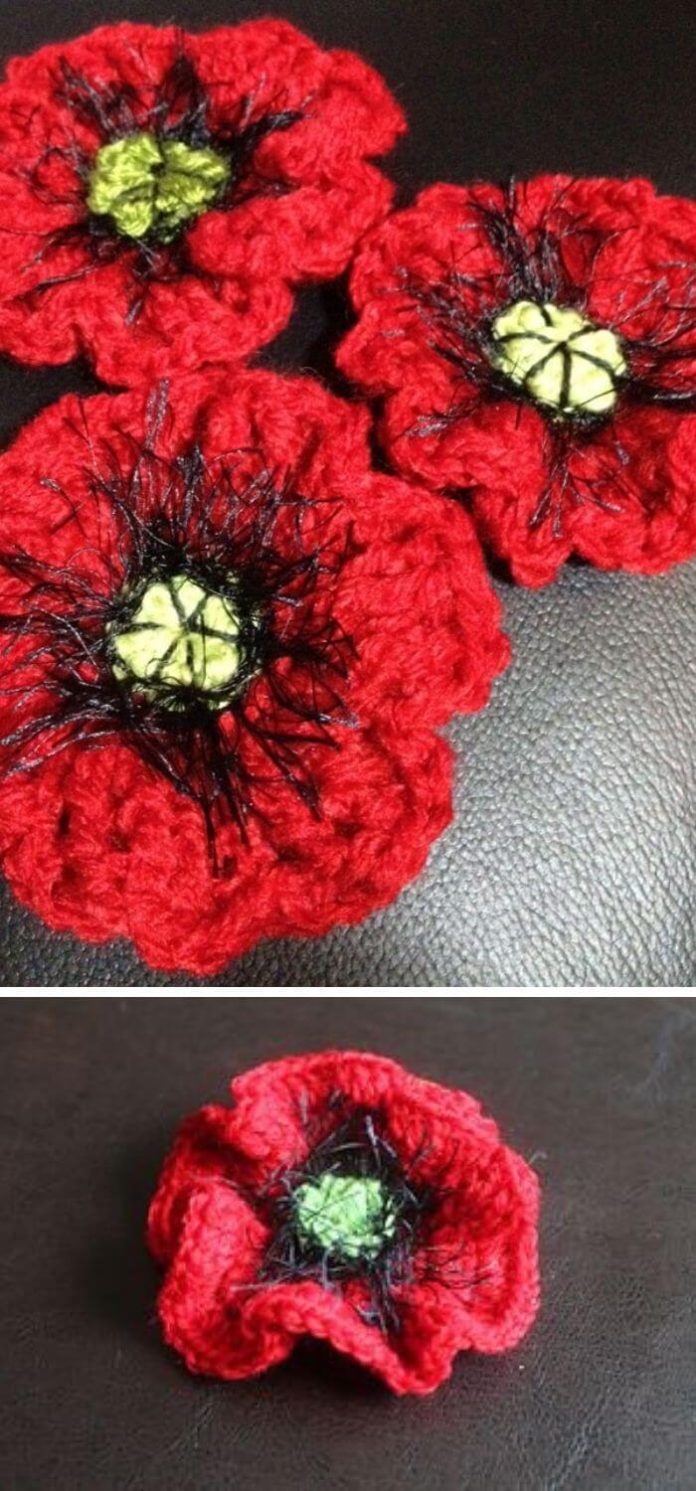 remembrance poppy knitting pattern free