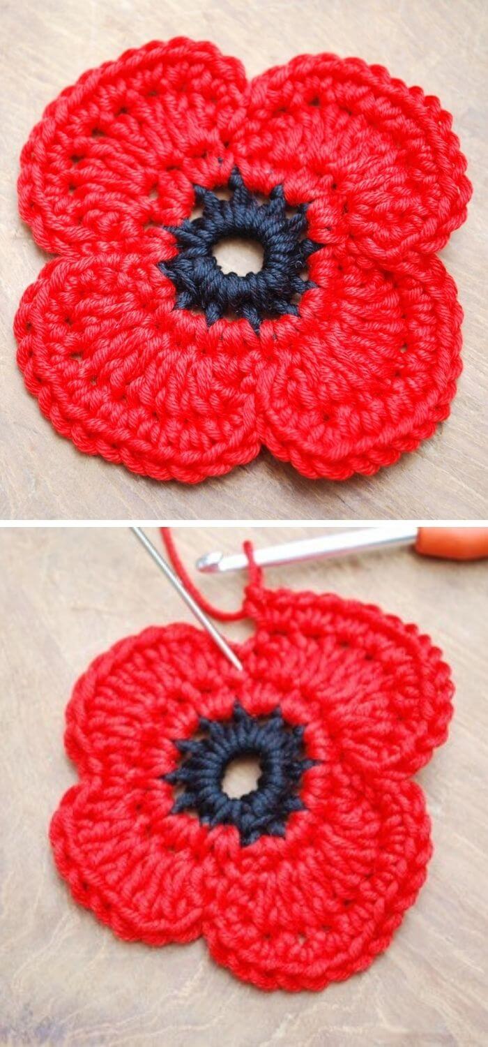 15-best-crochet-poppy-flower-free-patterns-instructions