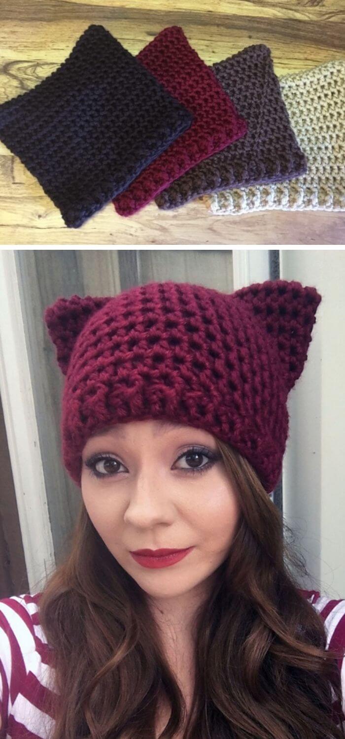 15-fun-adult-cat-hat-crochet-free-patterns-instructions