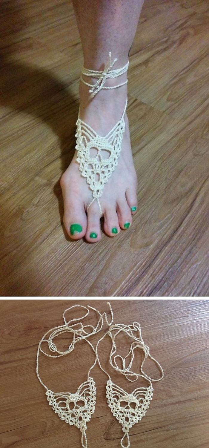 My most recent Etsy recommendation, barefoot sandals : r/ATBGE