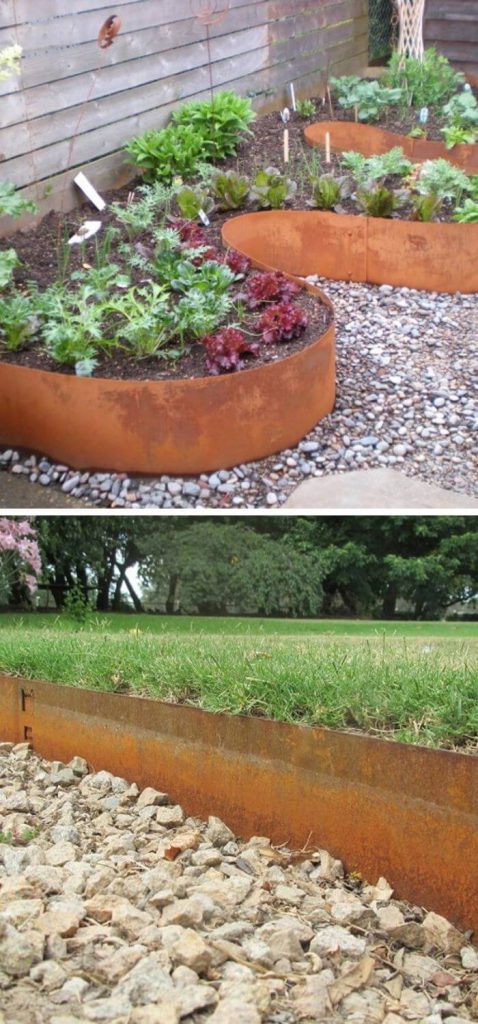 15 Creative Garden Bed Edging Ideas & Projects (With Pictures)