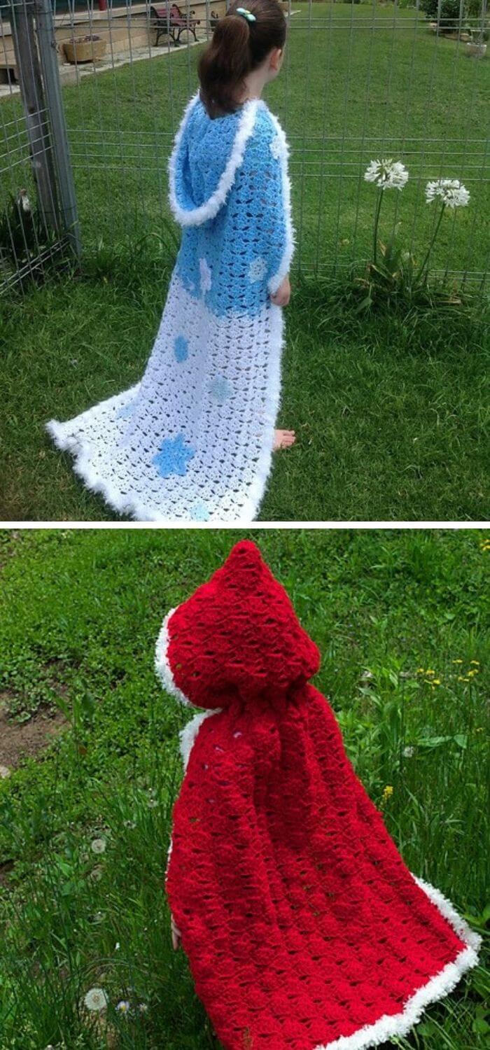 15 Crochet Kids Capes And Poncho Free Patterns And Instructions