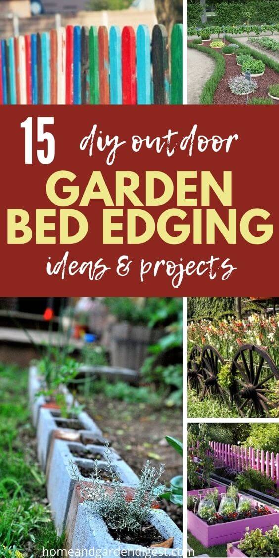 15 Creative Garden Bed Edging Ideas, Creative Landscape Edging Ideas