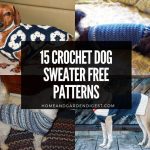 15 Crochet Dog Sweater Free Patterns