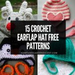 15 Crochet Earflap Hat Free Patterns