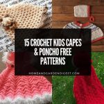 15 Crochet Kids Capes & Poncho Free Patterns