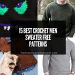 15 Crochet Men Sweater Free Patterns