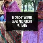 15 Crochet Women Capes and Poncho Patterns