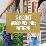 15 Crochet Women Vest Free Patterns