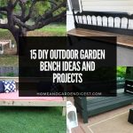 15 DIY Outdoor Garden Bench Ideas and Projects