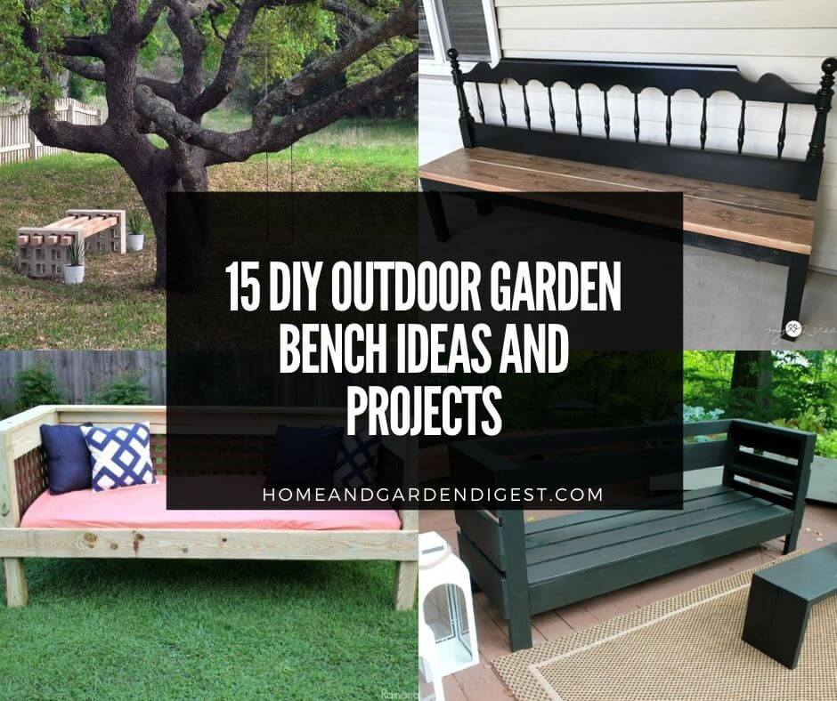 15 Diy Outdoor Garden Bench Ideas Projects With Photos - Diy Garden Bench Ideas