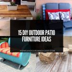 15 DIY Outdoor Patio Furniture Ideas