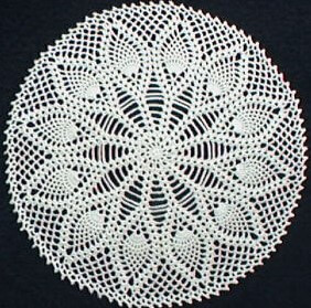 15 Best Pineapple Doily Crochet Free Patterns - Home and Garden Digest