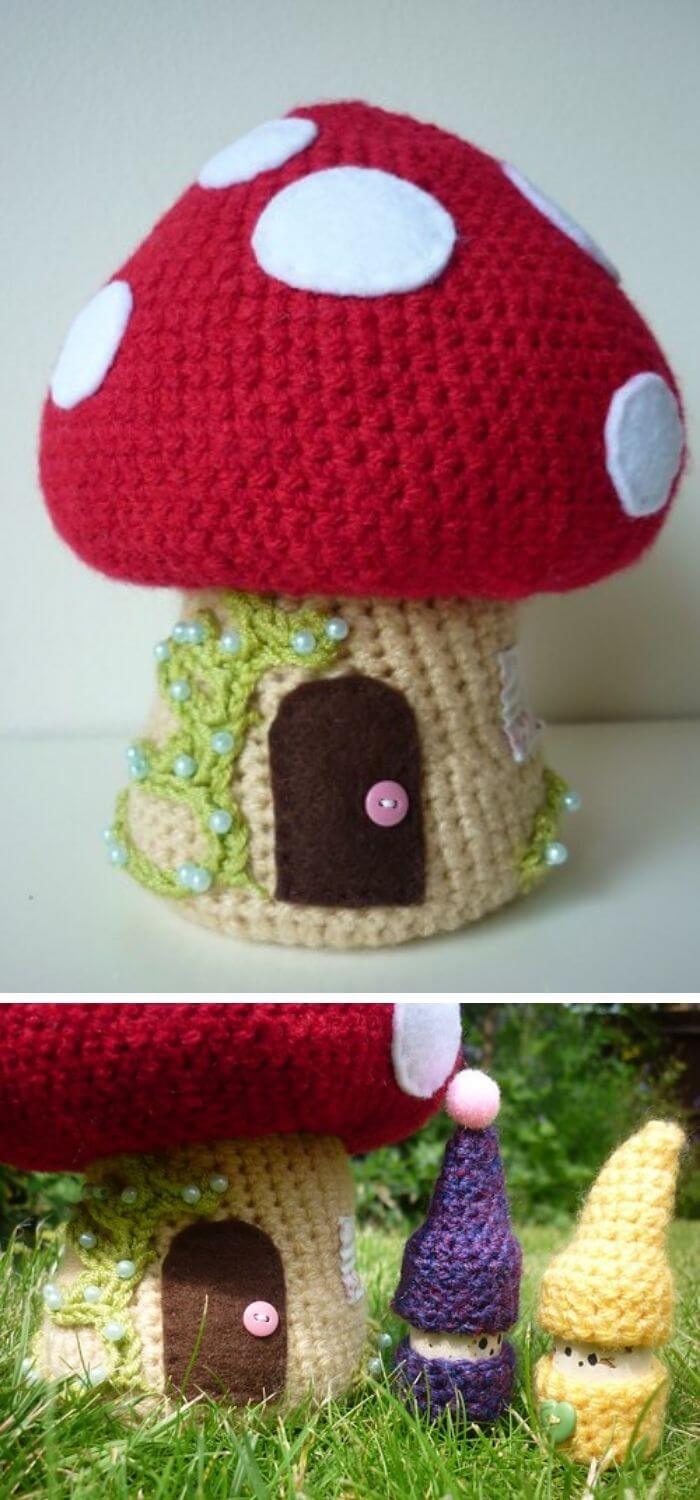 15 Free Amigurumi Crochet Mushroom Softies Free and Paid Patterns