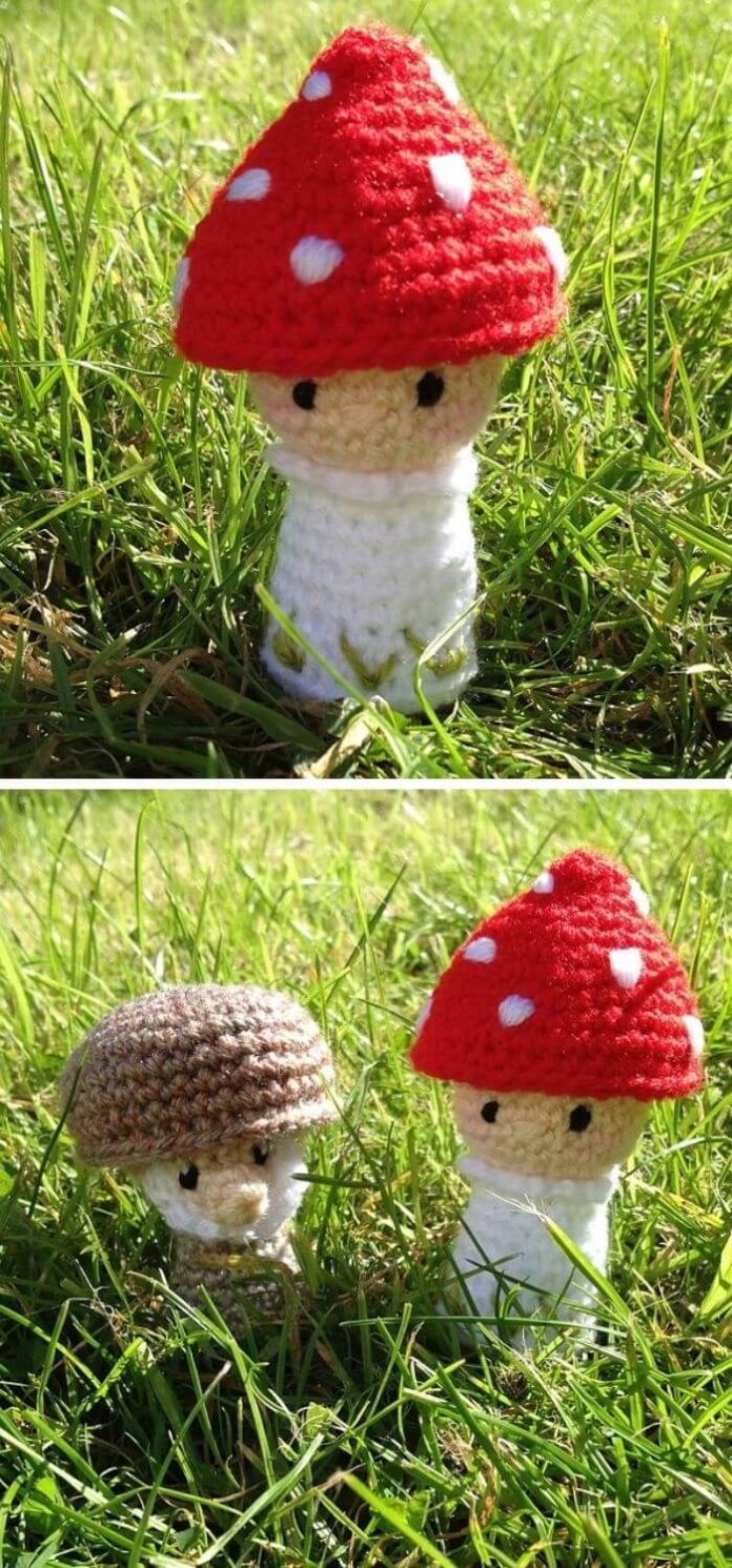 15 Free Amigurumi Crochet Mushroom Softies Free and Paid Patterns