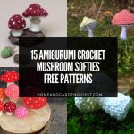 15 Amigurumi Crochet Mushroom Softies Free and Paid Patterns