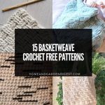 15 Best Basketweave Crochet Free Patterns