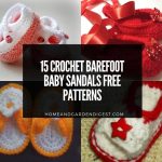 15 Crochet Barefoot Baby Sandals Free Patterns