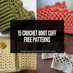 15 Best Crochet Boot Cuff Free Patterns