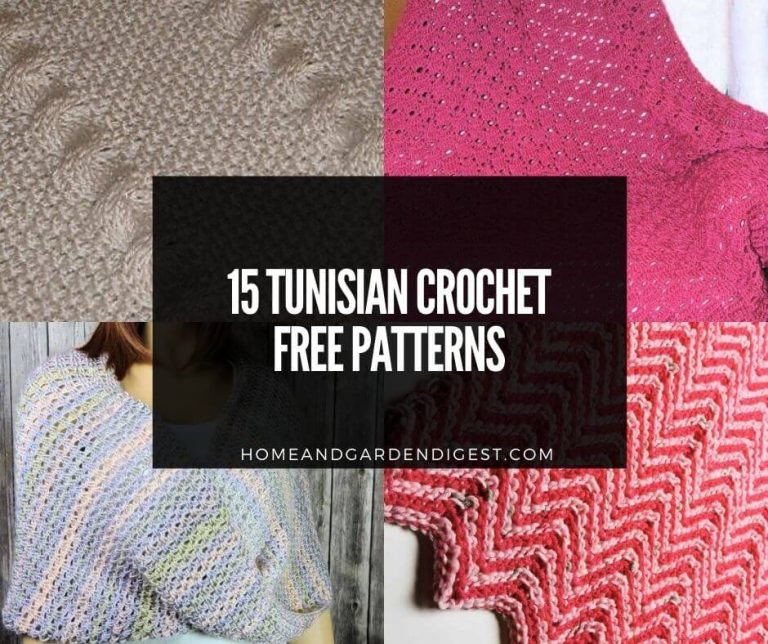 15 Best Tunisian Crochet Free Patterns (With Instructions)